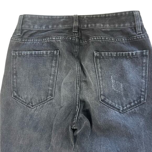 Trendiano Distressed Skinny Black Jeans, Back Leg Zippers, Grunge, Goth, S - Picture 7 of 10